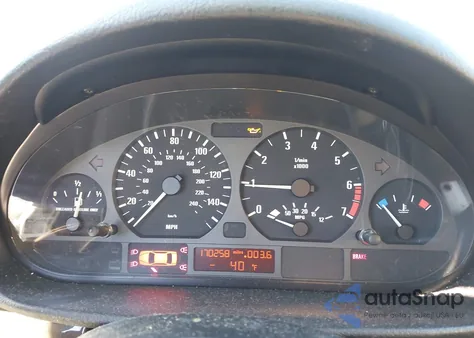 2000 BMW 323I from USA, damaged, VIN WBAAM3345YKC67336